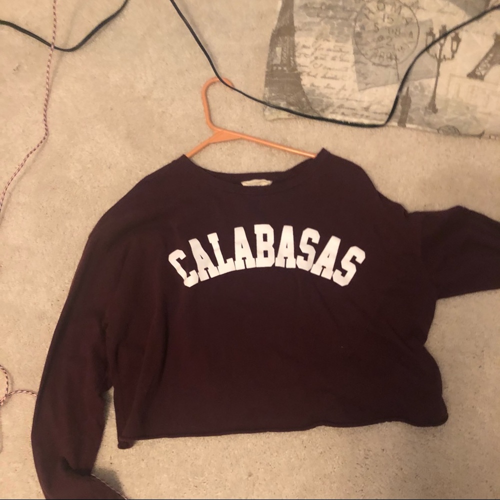 Calabasas cropped top!!